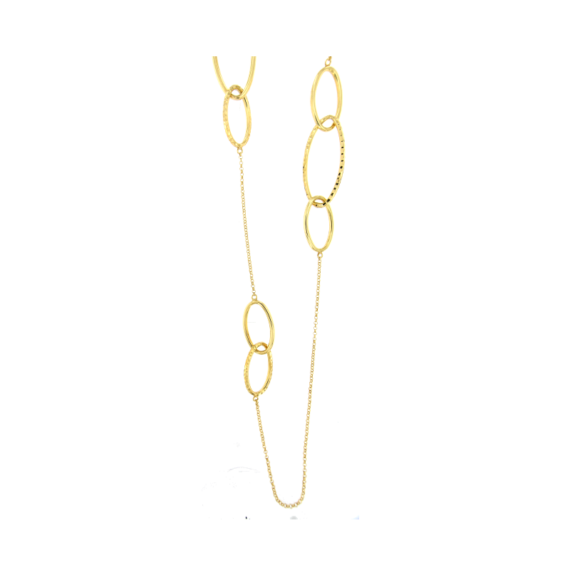 Collana lunga dorata