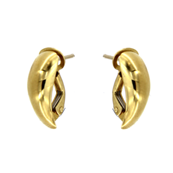 orecchini a semicerchio in oro